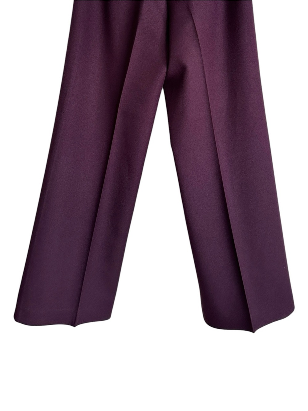 Vintage 70s LEVI’S Plum Purple High Rise Wide Leg Pants Trousers Perma Prest - Picture 8 of 15